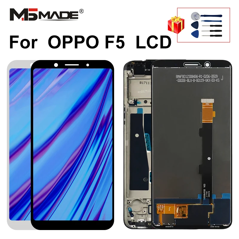 Для OPPO F5 LCD A73 дисплей сенсорный экран дигитайзер запасные части с рамкой для CPH1723