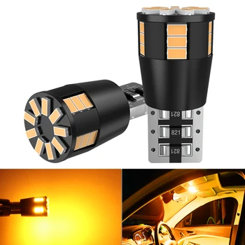 

2X Car W5W T10 LED 194 168 Bulbs For Interior Reading Map Clearance Dome Light orange for Audi A3 A4 A6 A5 8p B6 B8 B7 B5 C6 S3
