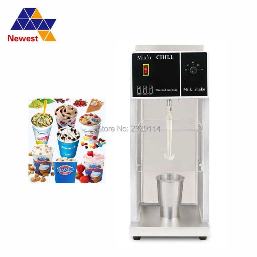 Stainless Steel Soft Ice Cream Mix Blizzard Blender Mixer Machine Ice Cream Makers AliExpress