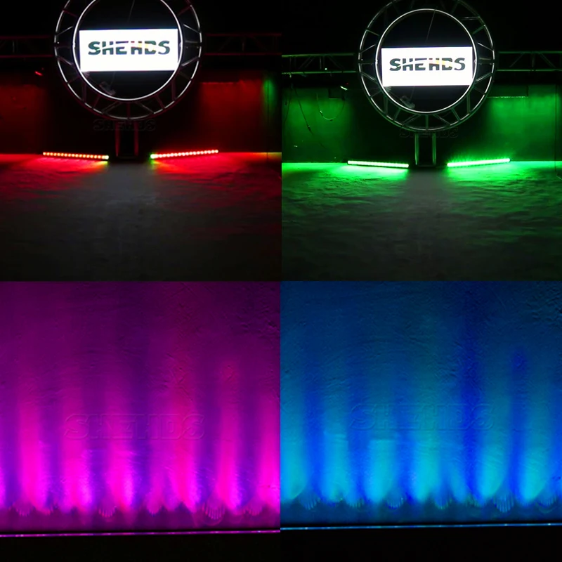 Диско DJ Бар водонепроницаемый светильник 18 шт. RGBW светодиодный настенный светильник 18X12 Вт строк многоцветный программируемый dmx светодиодный для мойки для бара задний светильник