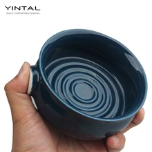 Керамическая мыльная Чаша для бритья с широким ртом, для мужчин, для влажного бритья, крем, кружка, мыльница