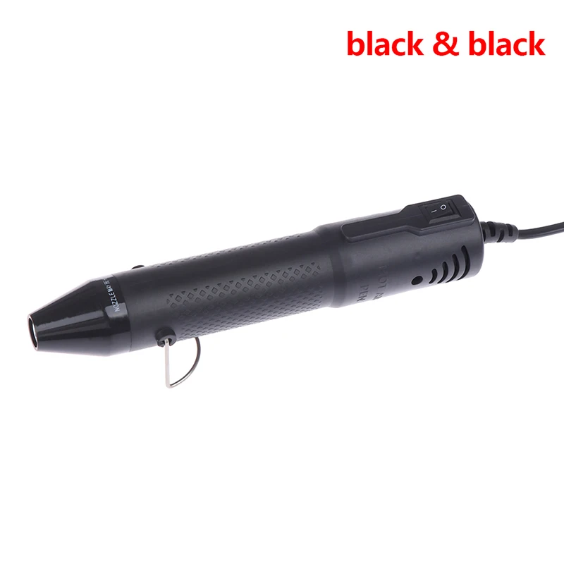 Промышленный Фен 220 в ЕС ручной нагревательный элемент для фиксации электропитания - Цвет: black black EU Plug