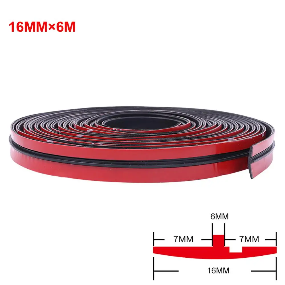 

2/4/6Meters Car Door Seal Auto Roof Windshield Sealant Protector Rubber Sound Insulation Noise Reduction Car Sealing Strip