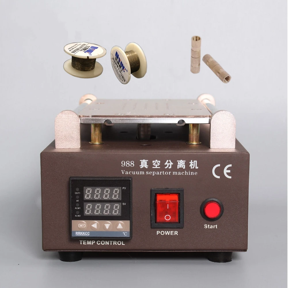 

110V/220V Mobile phone Latest Built-in Pump Vacuum Metal Body Glass LCD Screen Separator Machine Max 7 inches + Free gifts