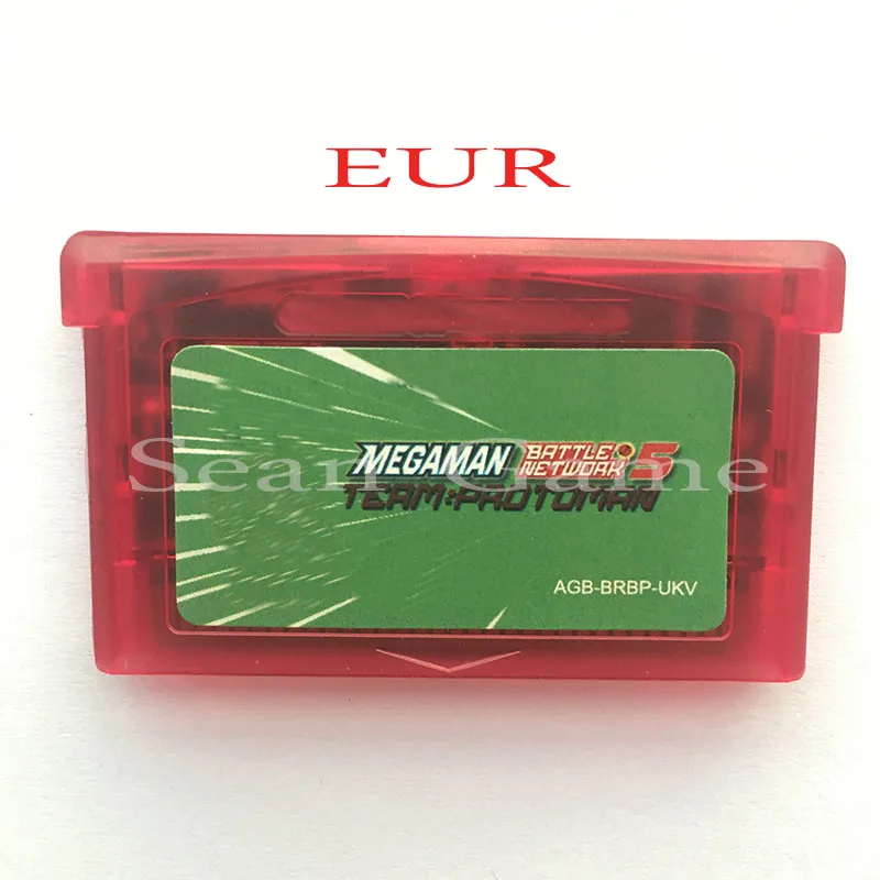 32 Bit EUR портативная консоль видео игровая карта-картридж Megaman/Megaman бас версия первая коллекция - Цвет: Megaman Network 5