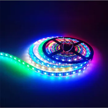 

5V Waterproof WS2812B Led Strip 30/60/144 pixels/leds/m WS2812 Smart RGB Led Light Strip 1m/2m/4m/5m Black/White PCB IP30/65/67