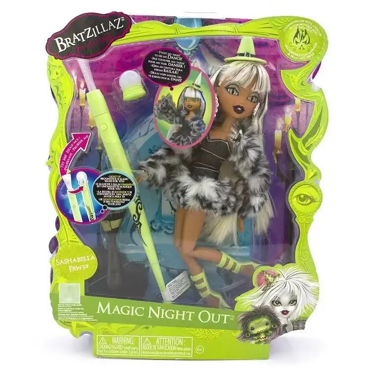 Модная фигурка Bratz Bratzillaz, кукла, несколько вариантов, лучший подарок для ребенка, 1 шт - Цвет: Зеленый