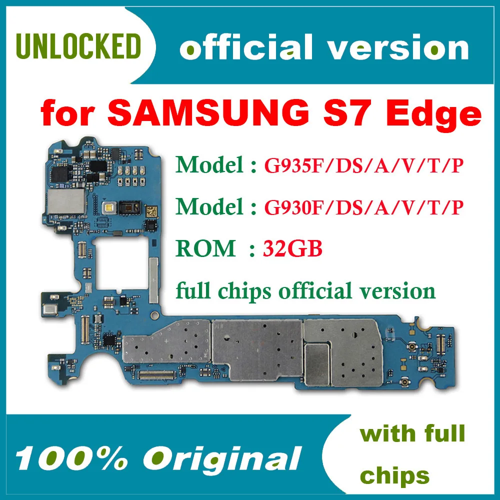 100% протестированная материнская плата для Samsung Galaxy S7 Edge G935F G935FD разблокированная
