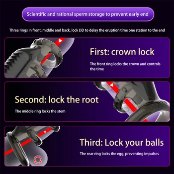 G Spot Stimulator Bullet Vibrator Cock Sleeve Penis Vibrating Ring Ejaculation Delay Strap On Dildo Bondage Gear Sex Shop 2