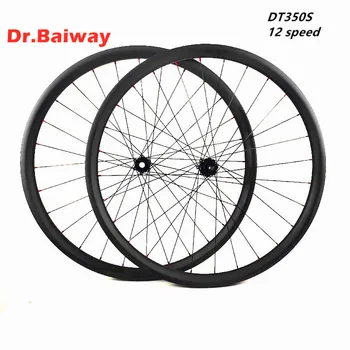 

mtb wheel 29er 30*25 Tubeless mountain biycle carbon disc brake wheelset DT350 straight pull 100*15 142*12 microspline/XD 12s