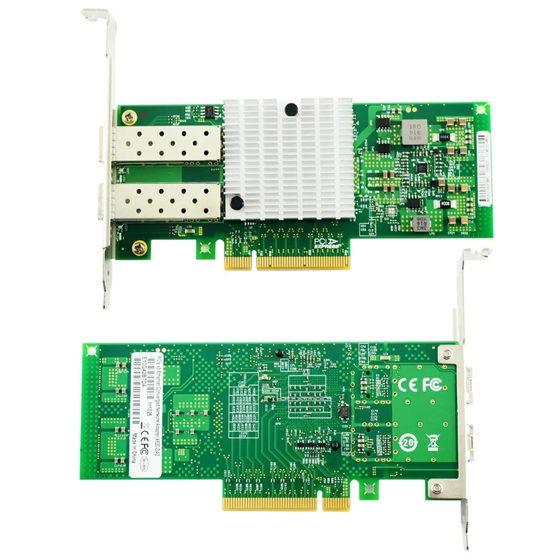10Gb PCI-E сетевая карта X520-DA2, двойной SFP+ порты для чипа Intel 82599ES, двойной SFP+ порт, PCI Express Ethernet Lan адаптер Suppo