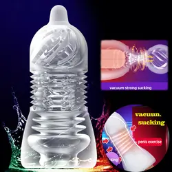 Мужской мастурбатор чашка TPE мягкая киска секс-игрушки реалистичное влагалище взрослый выносливость упражнения секс-продукты сосание