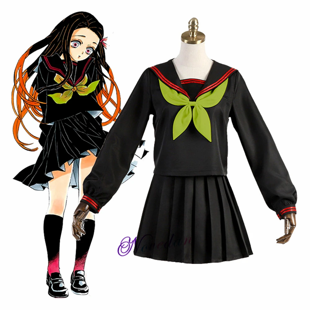 New Anime Demon Slayer Kimetsu No Yaiba Cosplay Costume Kamado Nezuko 