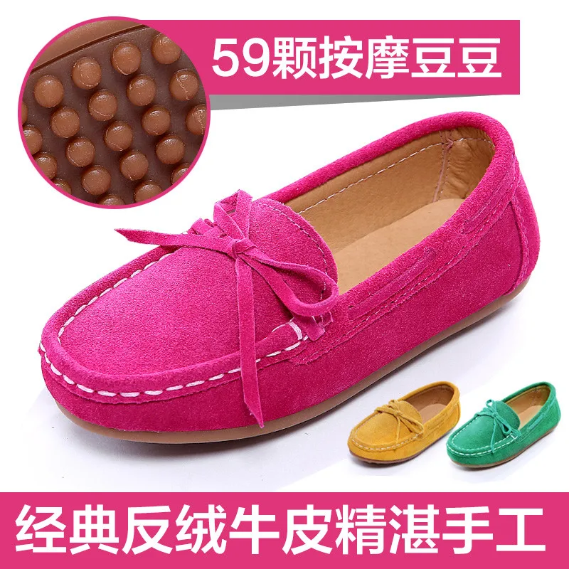 2020 New Baby Boy Girl Loafers Shoe Designer Slip-on Kids Boy Sneakers Fashion Lazy Shoes for Children Red Girls Loafers Shoes