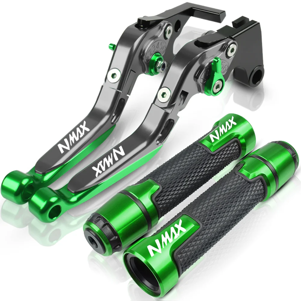 green2 Для YAMAHA NMAX 155 NMAX155 NMAX 125 NMAX 150 N-MAX 125 155 мотоциклетные регулируемые складные тормозные рычаги сцепления рукоятки - Цвет: green2