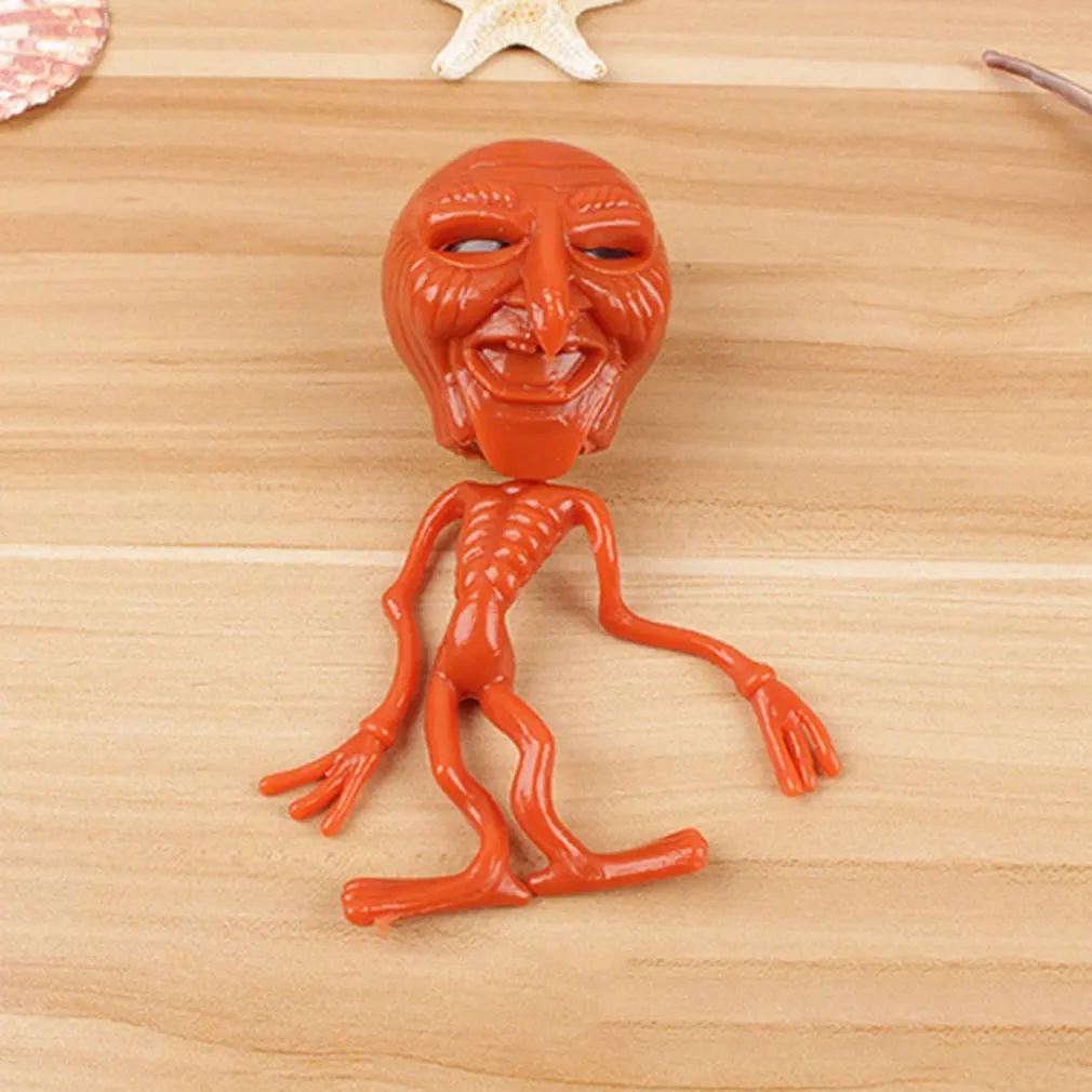 Funny Design Vent toy Luminous Skull Aliens Ball Decompression Toys Gags Practical Jokes Squeeze Skeleton Toys Squeeze