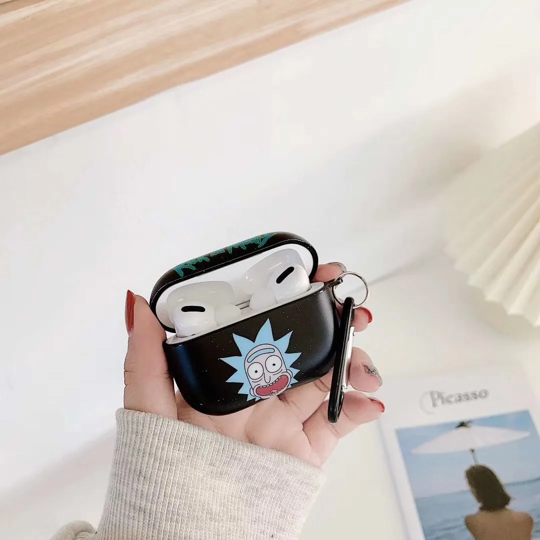 Рик и Морти США мультфильм силиконовый чехол для наушников для Apple AirPods 3 2 1 Pro беспроводной Bluetooth зарядка наушники крышка Fundas - Цвет: For Airpods pro
