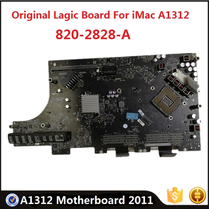 

Geniune 820-2828-A Motherboard For iMac 27'' A1312 Mid 2011 MC814LL MC813LL Logic Board System 661-5950 Replacement Tested