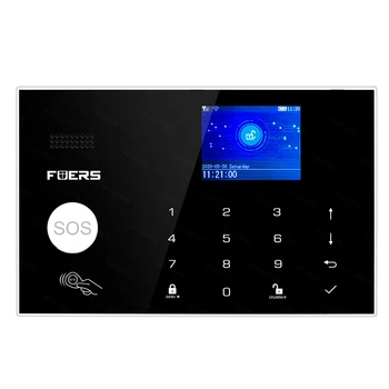 

G34 3G 4G WIFI GSM 4G Alarm System Tuya App Control Home Security Buglar Alarm 2.4inch Full Touch 4G GSM Color Screen Panel