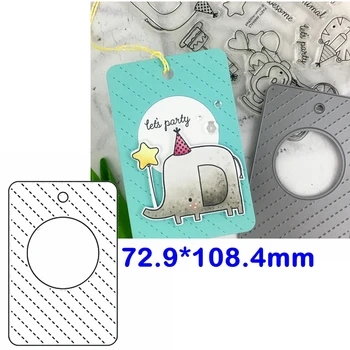 

Diagonal Dotted Line Tag Metal Cutting Dies Diagonal Dotted Line Tag Die Cuts For Card Making Decoration New 2019 Crafts
