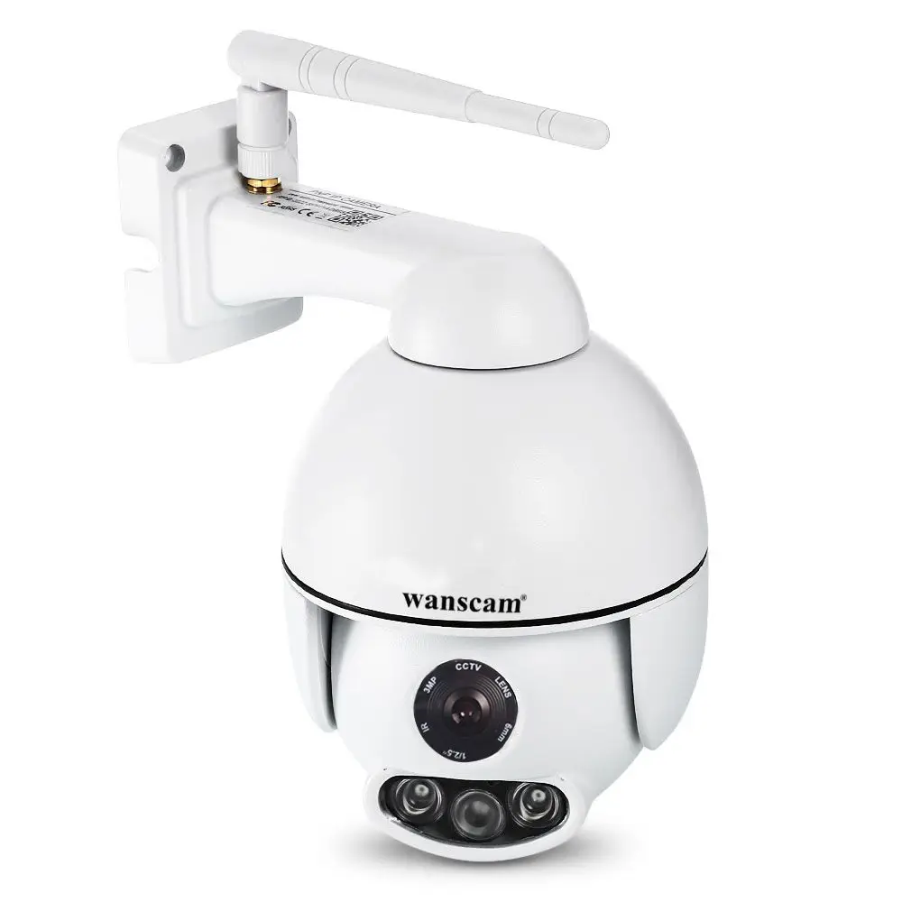 WANSCAM K54 Outdoor 1080P IP WiFi Camera Security Night Vision 50M Waterproof 4X digital zoom 2 Way