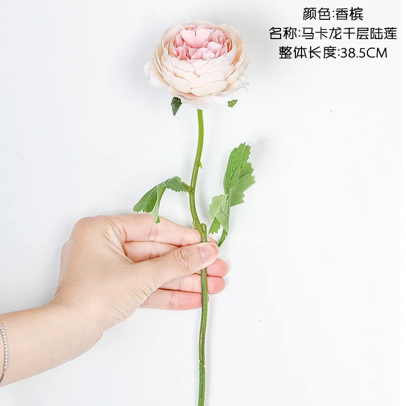 champagne Ins Maka Dragon Rose, имитация цветов для дома, украшение для интерьера, ручная работа, цветок, дорога, декорированные стены, искусственный цветок Mw66775 - Цвет: champagne
