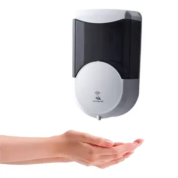

Automatic Sensing Wall-mounted Contactless Soap Dispenser Hand Sanitizer Shampoo Container for Toilet Bathroom Hotel Kitchen