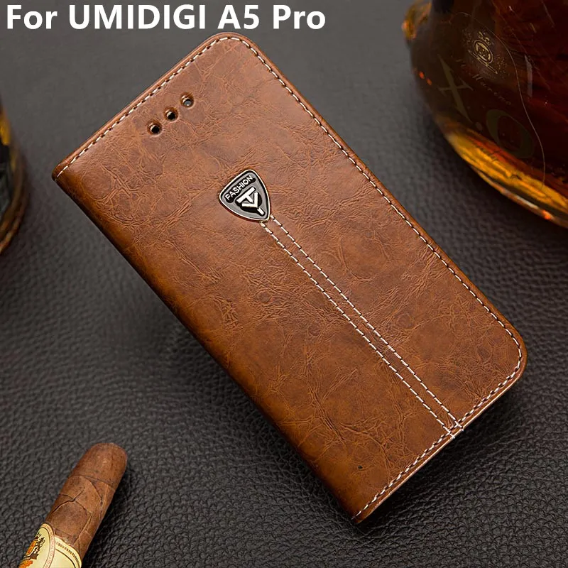 

EFFLE For UMIDIGI A5 Pro A5PRO Phone Case Flip PU Leather Back Cover Book Stand Holder Wallet CARD Slots 6.3'' Skin Bag