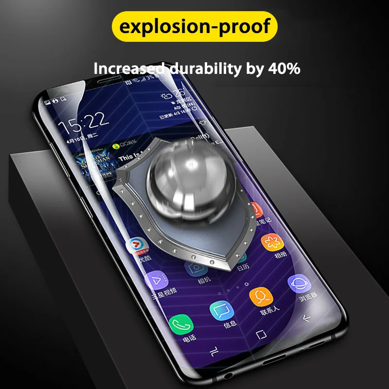Гидрогелевый протектор экрана для samsung Galaxy S9 S10 S8 Plus S10E Note 9 8 S7 S6 Edge полная защитная