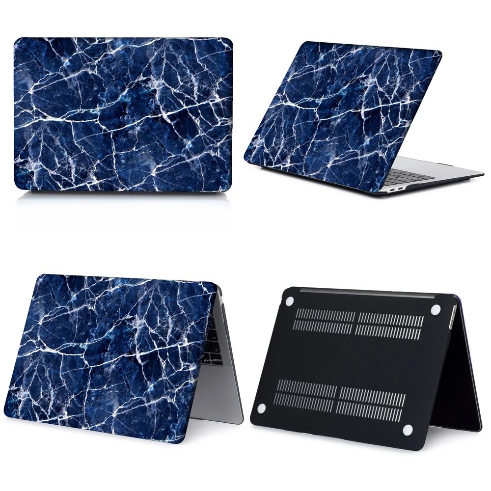 Мраморный чехол для ноутбука Macbook Touch ID Air 13 A1932 Pro retina 12 13 15 A2159 Новая сенсорная панель для Macbook Air 13+ крышка клавиатуры - Цвет: 024