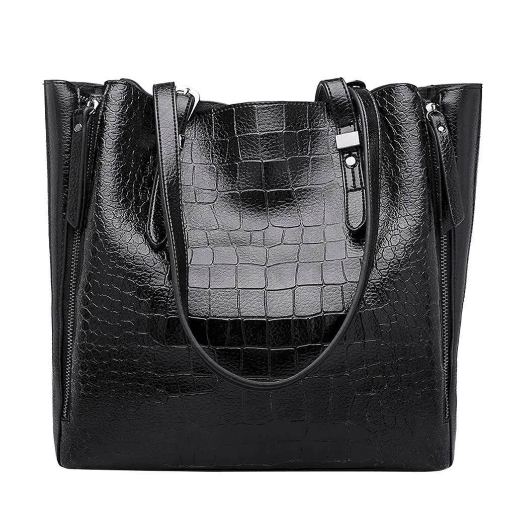 luxury handbags women bags designer Solid Color Large Capacity Leather bags for women bolsos mujer de marca famosa#3