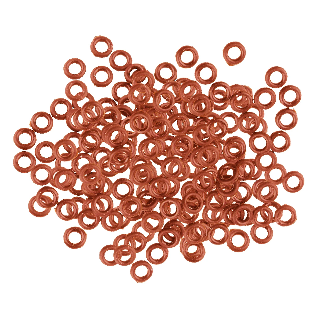 200 Count Rubber O Rings for 2BA Aluminum  Stems Shafts Tightening