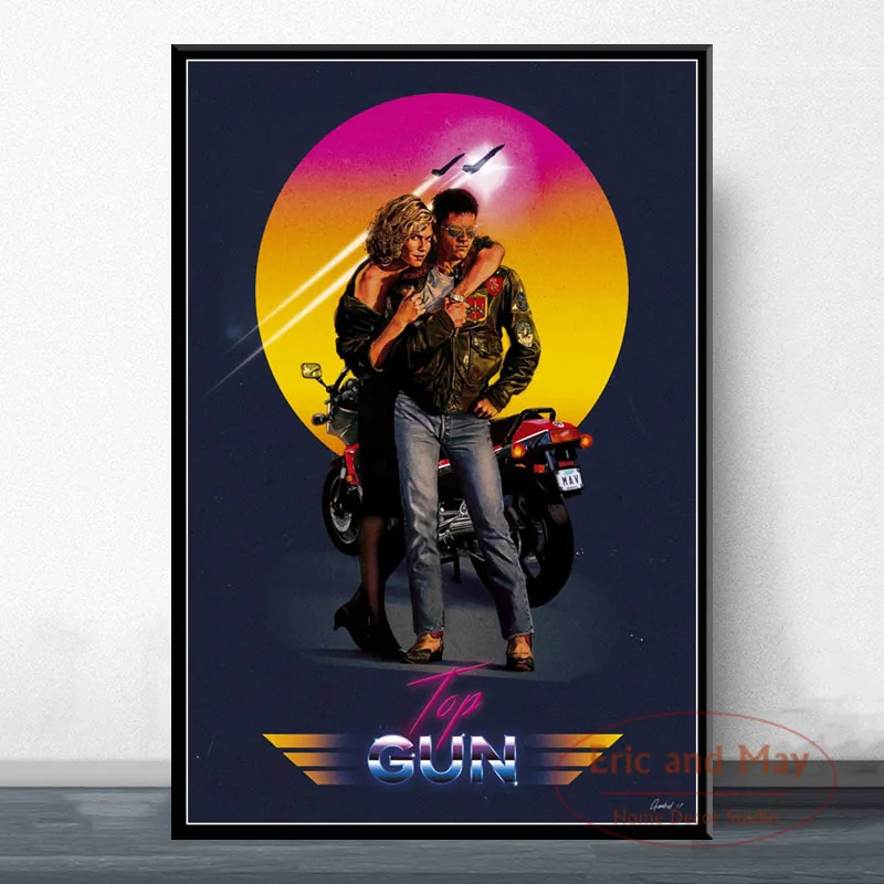 Top Gun классическое кино Художественная Картина на холсте постеры и принты