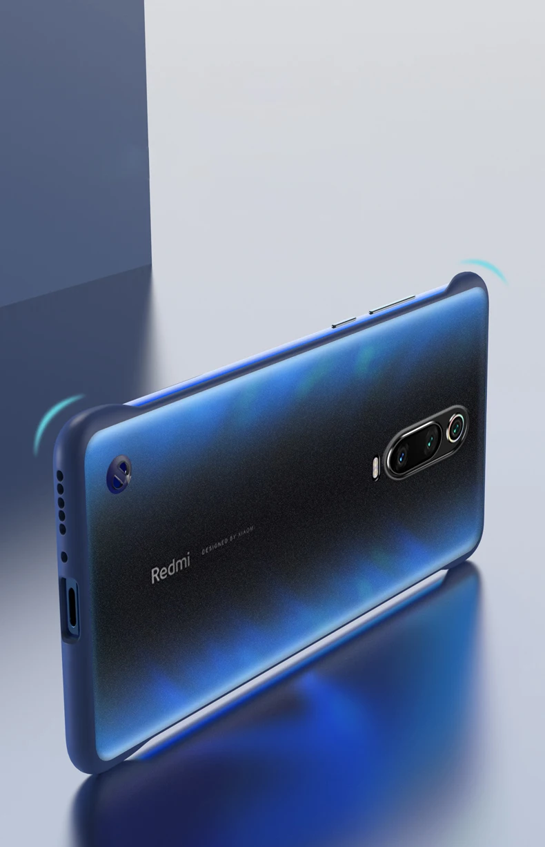 Матовый чехол без оправы для Xio mi Xiao mi Note 8 7 Pro Чехол для Xiaomi mi Note 10 mi 9 t Pro mi 9 t красный mi k20 Pro 7a 7 Чехол