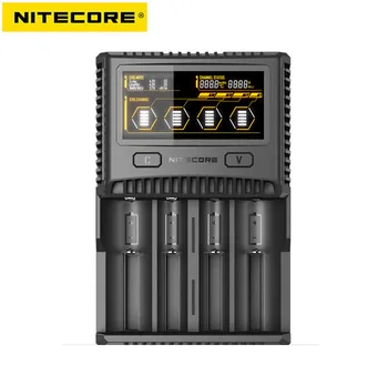 

NITECORE SC4 Intelligent Faster Charging Superb Charger with 4 Slots 6A Total Output Compatible IMR 18650 14450 16340 AA Battery