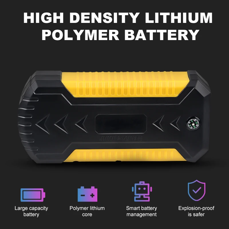 Dispositivo de arranque automático de emergencia de 88000mAh 12v 600A cargador de batería portátil