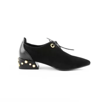 

Spring/Summer/Autumn 2020 Brock pearl belt heel single shoes women