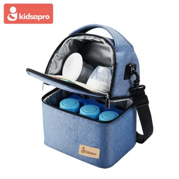 

Mommy's Insulation Bag Milk Storage Backpack Breast Pump Maternity Cooler Double Layer Fresh Keeping Baby Food Backpack