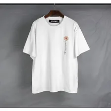 

T-shirt Women Flower Print Tees Top Causual Women's Summer Streetwaer Fashion Women Tops Tshirts Female Pullover Outerwear Tee