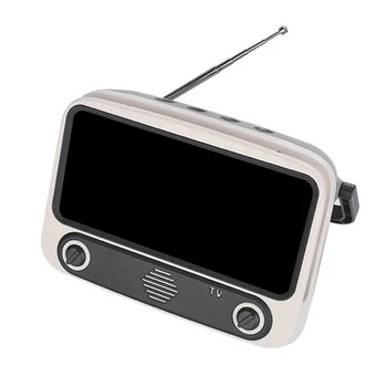 

ABHU-Wireless Bluetooth Speaker Retro Portable TV Bluetooth Speaker Portable Stand TV Radio Card Audio