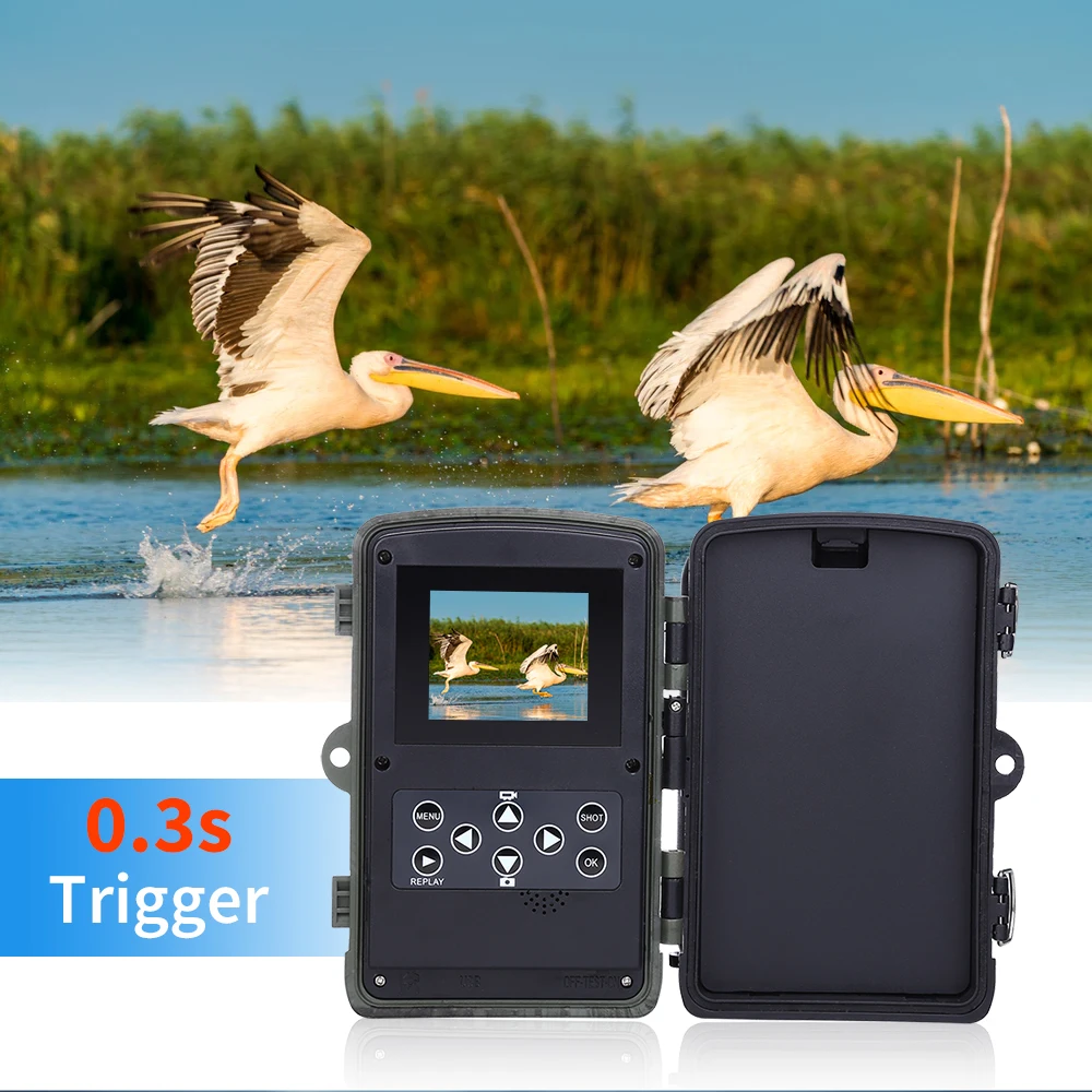 Description Picture 3 of item20MP 1080P Hunting Trail Camera Night Vision IP65 Waterproof Cameras Photo Trap HC801A Wildlife Surveillance