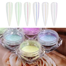 Металлический цвет ногтей УФ гель полировка краска с хлопьями пыль украшения Маникюрный Инструмент Акриловые порошки