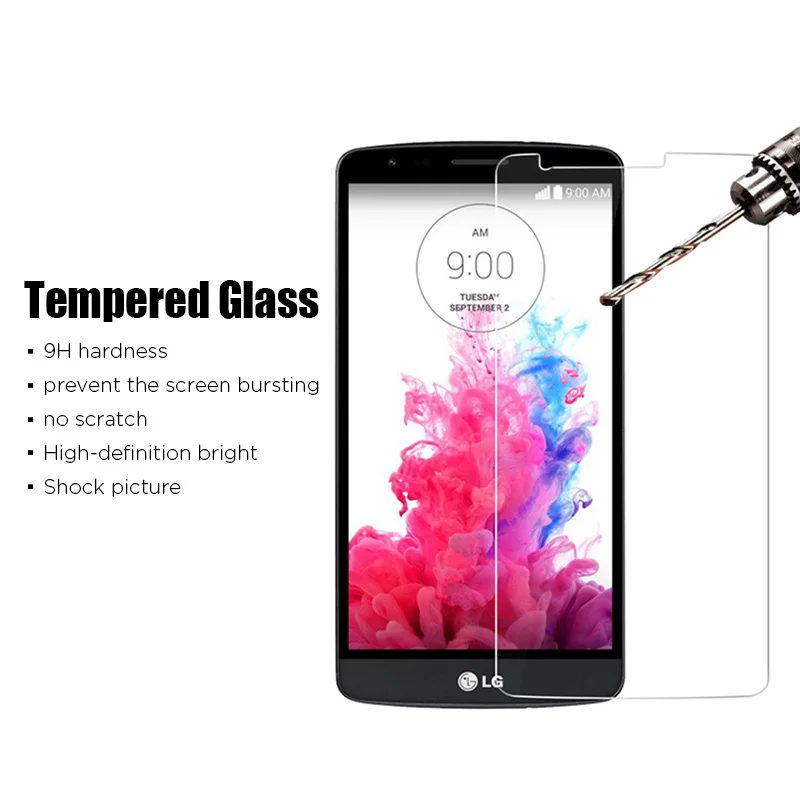 Прозрачное стекло для экрана G4C G4 Stylus HD Clear 2 шт. закаленное LG G2 Lite Mini G3 G3S|Защитные