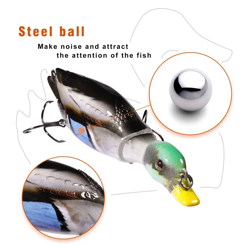 Рыбалка океан мульти праздник приманки рыболовные приманки Морской воды ABS 5 цветов RiversLake открытый эмуляции приманки инструменты рыболовный крючок