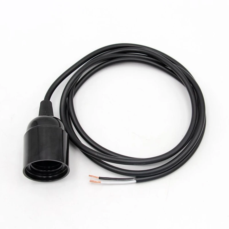 Bulb lamp holder with cord