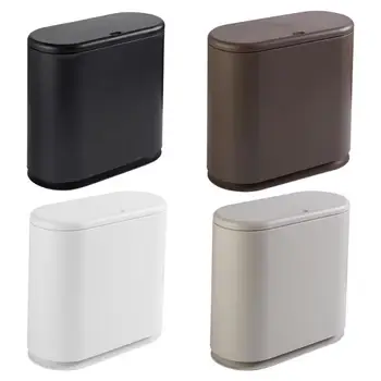 

Household Press-type Flip Cover Trash Can Sundries Bins for Office Home