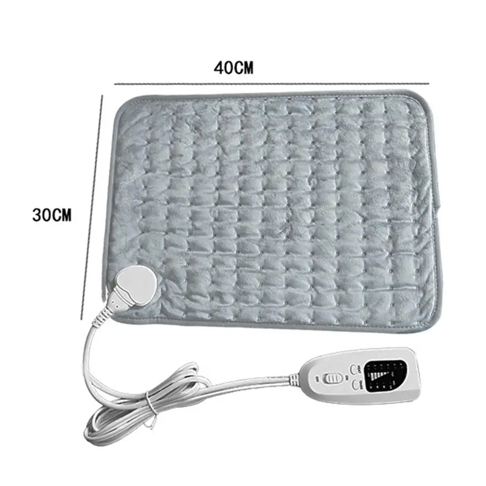 

Heating Pad Silver Gray Physiotherapy Heating Pad Small Electric Blanket Pain Relief Heat Therapy Option For Neck Back Shoulder