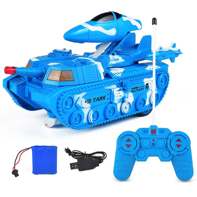 

RC Tank Toys Deformation Plane Remote Control Tank Electronic Toy RC Car Electric Games Military Model For Boy Birthday Gifts