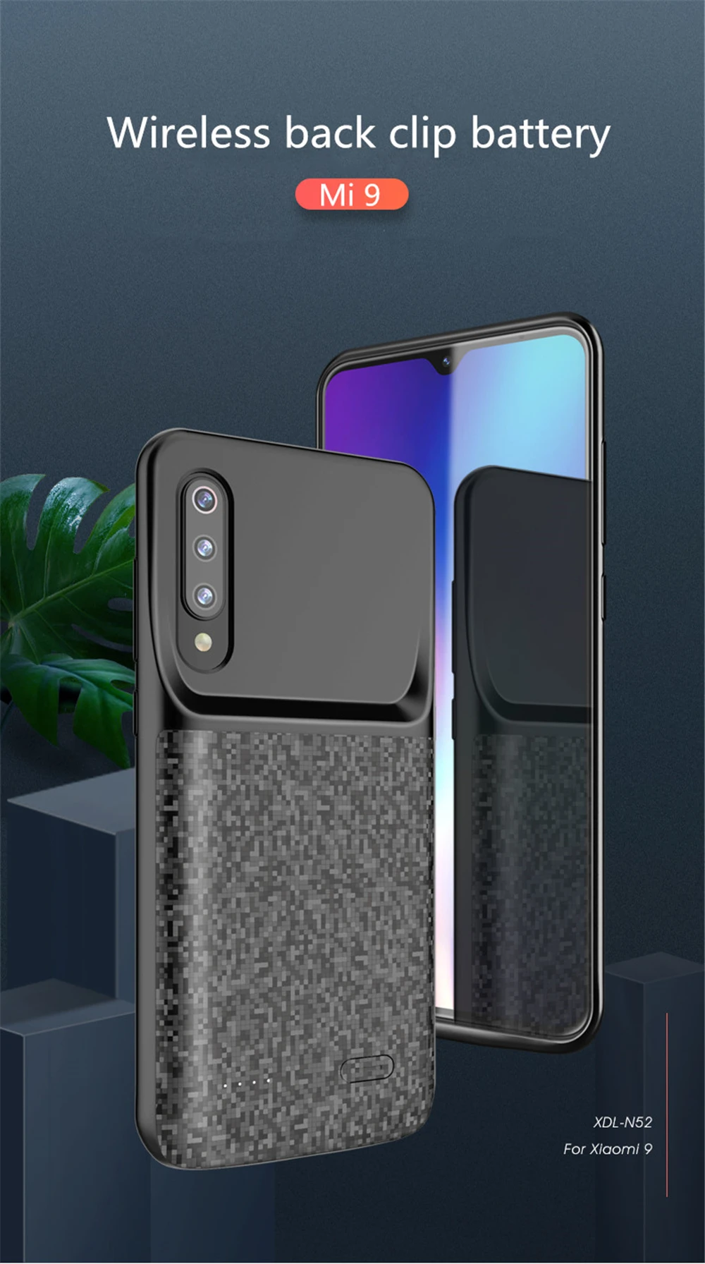 4700 мАч противоударный чехол для зарядного устройства для Xiao mi Red mi Note 7 Pro mi 8 9 SE mi 8 Lite чехол для резервного питания