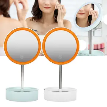 

Vanity Mirror LED Light Makeup Mirror Home Desktop Brightness Adjustable Cosmetic Mirror Make Up Mirror Beauty Tool